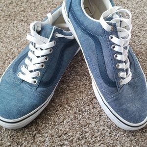 blue "denim like" vans-unisex